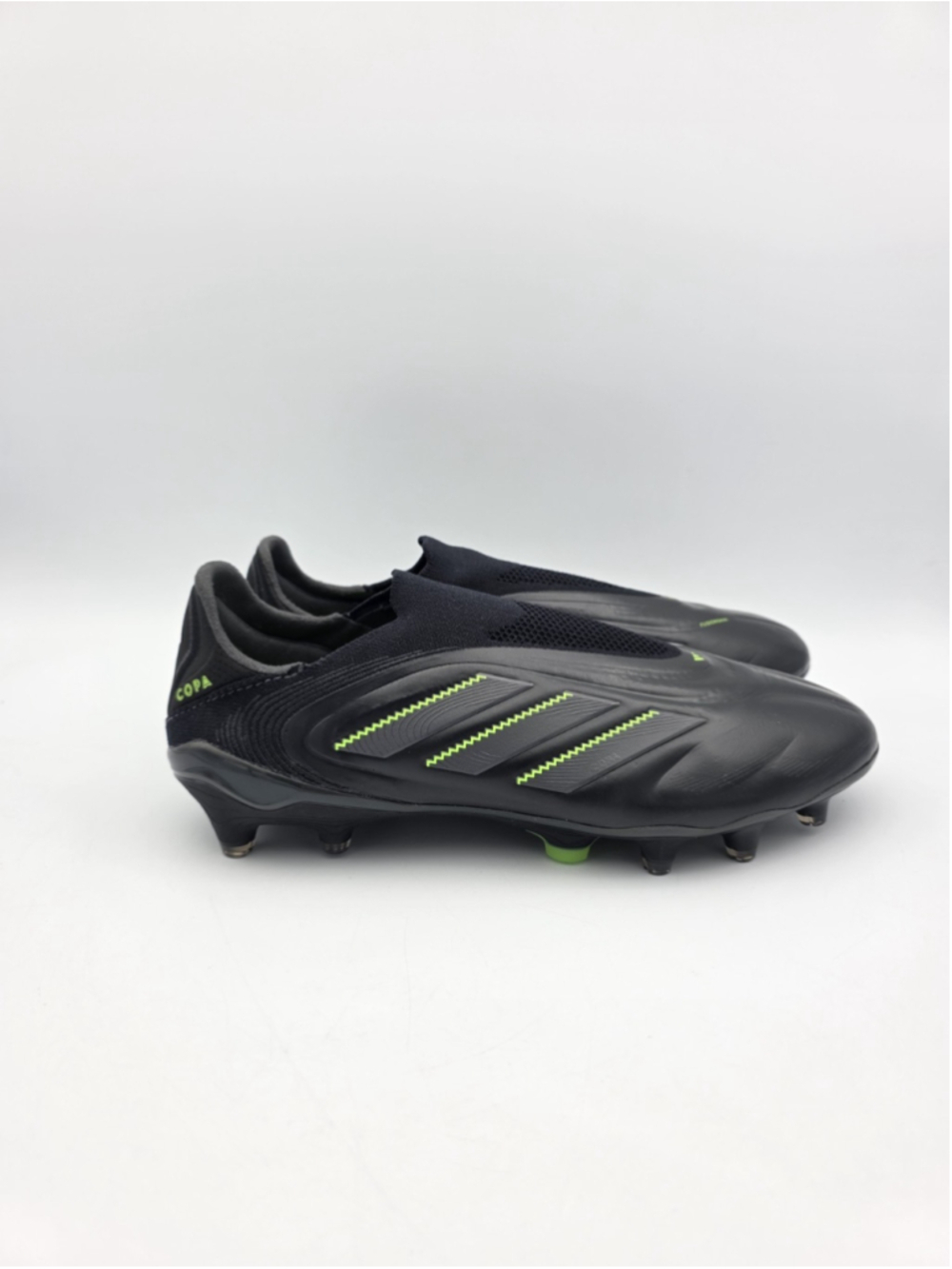 Adidas Copa Pure 3 Elite Laceless FG Men's 7.5 Black Soccer Cleats JS0652 New